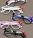 Retro Rewind Kids Toddler Hello Kitty Clear Lens Non-Prescription Nerd Costume Glasses for Little Baby Girls Age 0-4