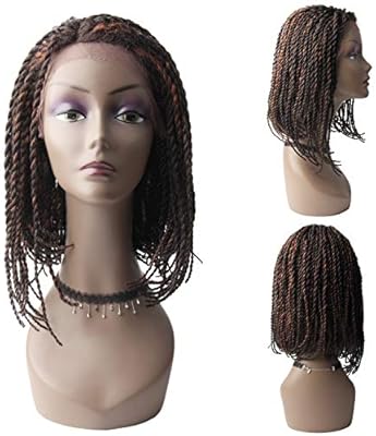 Amazon Com 16 Inch Box Braided Lace Front Wigs Full Braids With