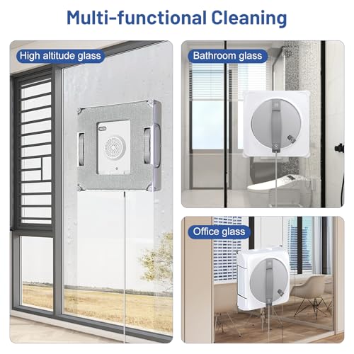 12 Pieces Cleaning Cloth for Ecovacs Winbot W2S/W2S Omni Kit, Robot Window Squeegee Washable Microfibre Cloths, Effectively Clean Stains, Dust from Windows