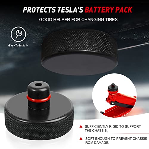 TSLAAMATE Lifting Jack Pad for Tesla Model S 3 X Y,with Storage Case