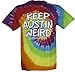 Tie-dye Keep Austin Weird T-shirt By Outhouse Designs