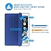 Coralov Case for iPad Pro 12.9 Inch 2017/2015 with Pencil Holder - Lightweight Soft TPU Back Cover and Trifold Stand with Auto Sleep/Wake,Protective for iPad Pro 12.9 Inch(1st & 2nd Gen) Blue