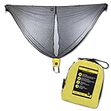 GOLDEN EAGLE Hammock Bug Mosquito Net - 102x51 in, durable best quality polyester netting fabric for 360 degree protection. No-see-um proof. Fits all hammocks up to 120 in. 2 YEAR WARRANTY