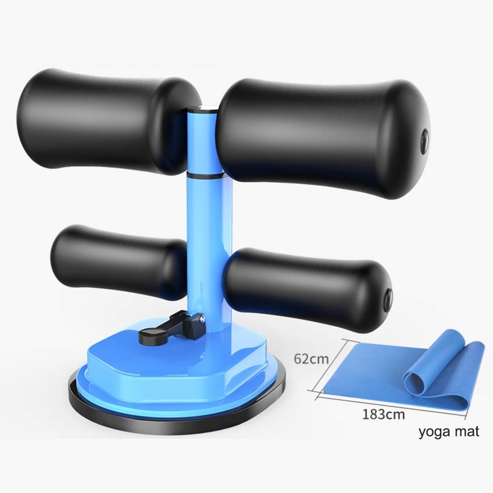 YLCJ Adjustable situp bar for Floor, Portable situp Stand MultiFunction situp