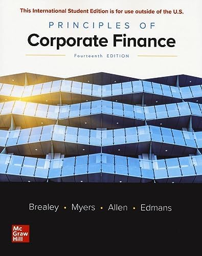 Corporate Finance: 2025 Release ISE: Randolph Westerfield
