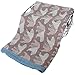 LifeTree Toddler Bed Blankets, 2 Layers Muslin Bamboo Cotton Baby Blankets, Large Breathable Soft Toddler Bed Blankets, Lightweight Crib Blankets 45 x 45 inches, Bear Print