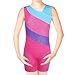 BAOHULU Sparkle Dancing Hiking Biking Gymnastics Leotards for girls 4-11 Years (110(Recommended age 5-6Y), LightBlue)