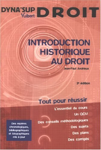 Introduction historique au droit