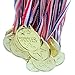 IFfree 36 PCS Gold Medal Party Game Prizes - Bulk Party Games,Party Toys,Gold Medal,Bulk prizes,prizes,Bulk Toys,Game prizes,Toy prizes,Party prizes,Toy Medals,Bulk Party,Gold Medal Party,Toys Games