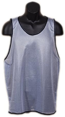 12 Scrimmage Vests Pinnies Soccer Adult (White)