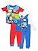 Thomas & Friends Toddler Boys 4 Piece Cotton Pajamas Set (5T, Red/Blue)