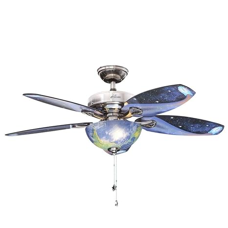Discovery 48 In Indoor Brushed Nickel Ceiling Fan With Light Kit