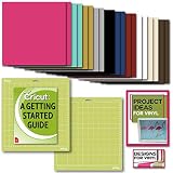Cricut Premium Vinyl Pack, Standard Grip Mats, Beginner Guide & Designs