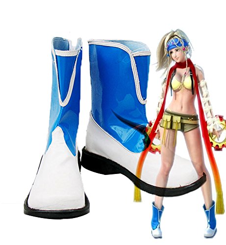 Final Fantasy 10 FF10 Rikku Cosplay Shoes Boots Custom Made