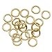 Beadaholique 14K Gold Plated JUMPLOCK Jump Rings 10mm Diameter 14 Gauge Thick (20)
