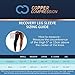 Copper Compression Leg Compression Sleeve - Copper Infused Knee Compression Stabilizer Brace for Running, Meniscus Tear, ACL, MCL, Arthritis, Joint Pain Relief. Thigh & Calf Support. Fit for Men & Women.