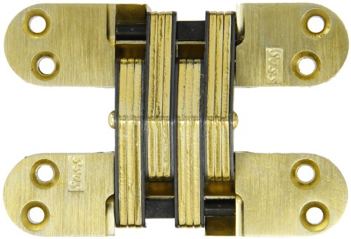 Hinge, Invisible, Satin Brass, 4 5/8 in
