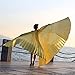 Dance Fairy Belly Dance Isis Wings Performance Costumes,Gold(No Sticks)