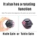 Spinning Magic Fidget Cube 2 in 1 Combined Gyro Spinner with Magic Cude Relieves Stress And Anxiety by CHZ&D (black)