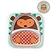 Skip Hop Baby Zoo Little Kid and Toddler Feeding Melamine Divided Plate and Bowl Mealtime Set, Multi Hudson Hedgehog
