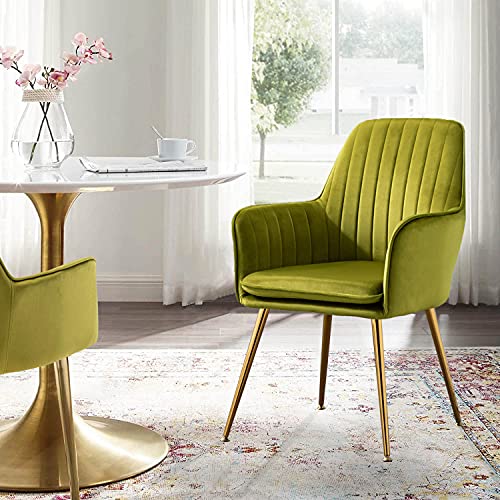 Altrobene Modern Accent Chair, Home Office Desk Chair, Kitchen Dinging