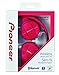 Pioneer Bluetooth Lightweight On Ear Wireless Stereo Headphones, Red SE-MJ553BT(R)thumb 1
