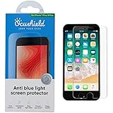 Ocushield Anti Blue Light, Tempered Glass Screen Protector for iPhone 7 Plus / 8 Plus - Accredited Medical Device- for Better Sleep