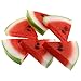 Gresorth 6pcs Highly Simulation Fruit Artificial Red Watermelon Slice Fake Fruits Model Photography Props