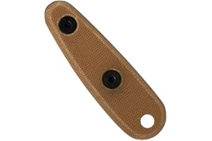 ESEE Izula Knife Handle Scales, Grip Upgrade for Fixed Blade Hunting Knives, Made in USA Camping, Hiking & Tactical Knife Handle Accessory, Outdoor Gifts for Men (Coyote Brown G10)