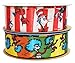 Dr. Seuss Fabric Ribbon,Dr Seuss Party Supplies-7/8 Inch Satin Fabric Craft Ribbon for Dr Seuss Classroom Decorations, Dr Seuss Party Favor-(2 x 3yd Thing 1 Thing 2 Party Decorations)