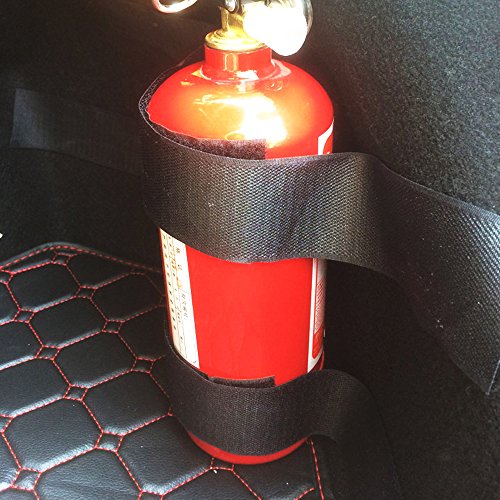 LSHCX Velcro tie-down Kit Fire Extinguisher Holder for Car Trunk