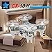 oneCase Cheerson CX-10W 4CH 2.4GHz iOS / Android APP Wifi Romote Control RC FPV Real Time Video Mini Quadcopter Helicopter Drone UFO with 0.3MP HD Camera, 6 Axis Gyro - Silver