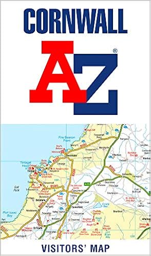 Cornwall A Z Visitors Map Amazon Co Uk A Z Maps A Z Maps 9780008388133 Books