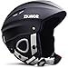 ZIONOR Lagopus H1 Ski Snowboard Helmet for Men Women - Air Flow Control Adjustable Fit Black (Large)