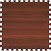 Sorbus 48Sq. Ft. Wood Grain Floor Tiles Foam Mat EVA Interlocking Mats Tile 3/8-Inch Thick Flooring Wood Puzzle Exercise Mats w/Borders - Home Playroom Basement, Apartment, Trade Show, Baby, Dance