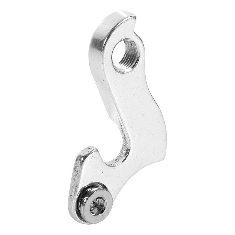 Dilwe Rear Gear Mech with Screw, 4 Size Aluminium Alloy Bike Tail Hook Rear Gear Hanger Fits to Most Types of Bikes(7#)