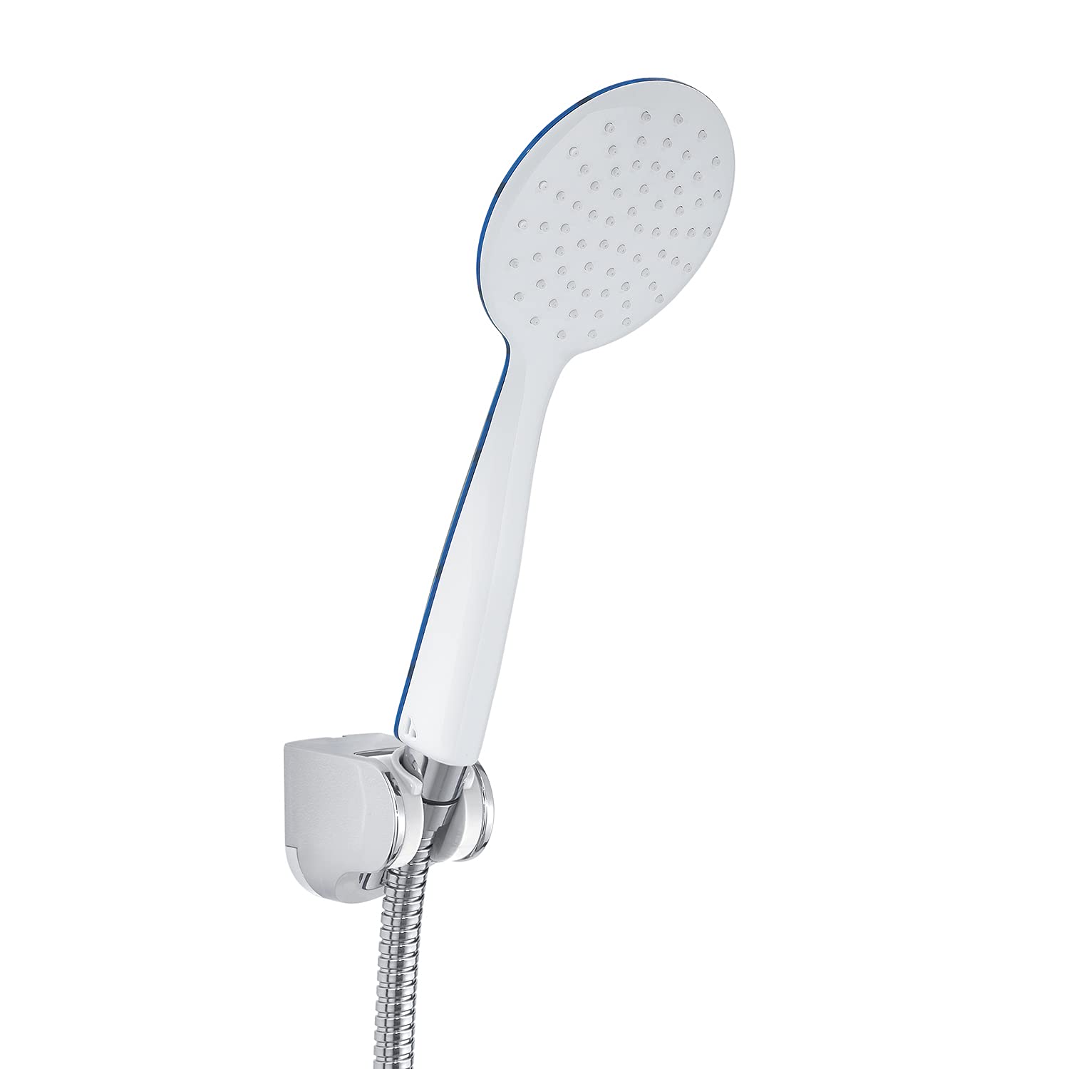Gedy G-Tendence 06 Universal 1 Jet Head 150 cm with White/Chrome Finish 2 Year Warranty, Design R&D, Sand Shower Filter Included, Unica