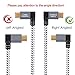 CableCreation Right Angle Micro USB OTG Adapter, Braided Micro USB to USB On The Go Adapter Compatible with Flash Drive, Mouse & Keyboard, Game Controller, Aluminum, Space Gray