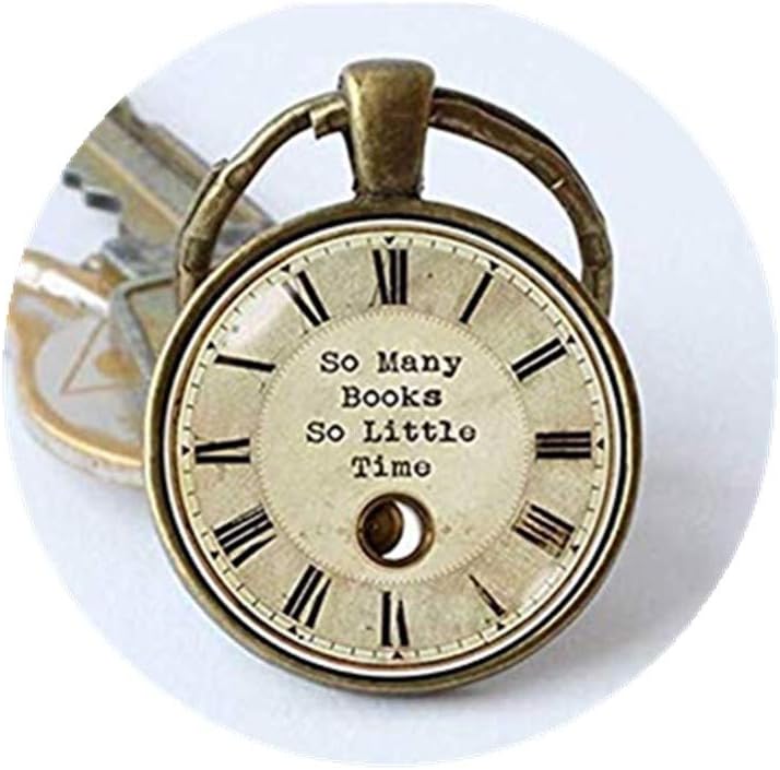 we are Forever family So Many Books So Little time Keychain,Book Lover Keychain,Bookworm Key Ring,Reading Clock Keychain,Book Gift for Bibliophile,Clock Key Chain