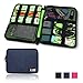 BUBM Universal Cable Organizer Electronics Accessories Case Various USB, Phone, Charge, Cable Organizer Travel Organizer-King Size
