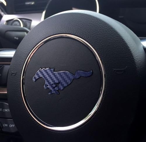 2015+ Mustang Wheel Decal GT/V6/Ecoboost (Blue carbon)