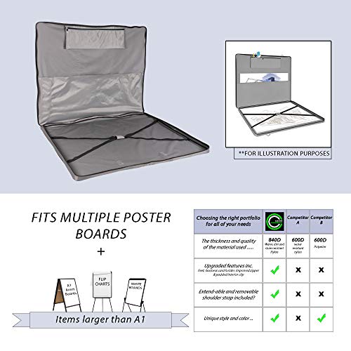 4 Portfolio+Professional+Organizer+Carrying+Presentation