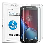 OMOTON Moto G Plus 4th Generation Screen Protector [2 Pack] - [9H Hardness] [Crystal Clear] [Bubble Free] Tempered Glass Screen Protector for Motorola Moto G Plus (4th Gen.),
