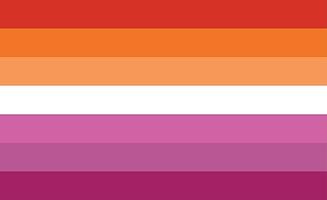 Amazon Com Lesbian Pride Flag Large 5x3ft Double Sided Print