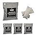 6 Pack - Activated Charcoal Deodorizer Odor Neutralizer Bags Complete Pack (1x 500g, 3x 200g & 2x 50g), Car Freshener Bags, 100% Natural Non-Toxic Carbon Activated Bamboo Charcoal Air Purifying Bag