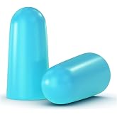 Quality Foam Ear Plugs 500 Pair - 32 dB Noise Cancelling High Decibel Sound Blocking Soft - Dispenser Refill Safety Hearing Protection Ear Protection Disposable Light Blue