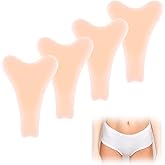 Hoohnnaa 4Pcs Y Shape Concealer for Women Reusable Invisible Self-adhesive Silicone Pad Insert for Bikini Swimsuit Yoga Pants