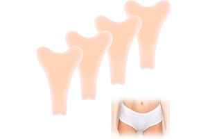 Hoohnnaa 4Pcs Y Shape Concealer for Women Reusable Invisible Self-adhesive Silicone Pad Insert for Bikini Swimsuit Yoga Pants