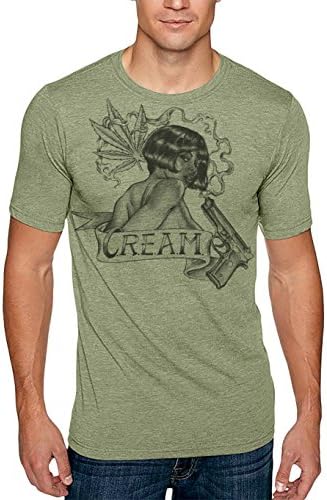 Hellfire Graphics Men's Urban C.R.E.A.M. T-Shirt Large Green