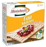 Manischewitz Egg Matzo, 12 OZ (Pack of 5)